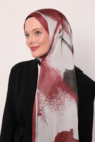 Hint İpeği Şal | Vişne Çürüğü