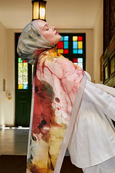 Hint İpeği Şal | Vizon