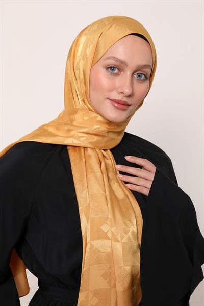 İpek Jakar Şal | Altın Kehribar