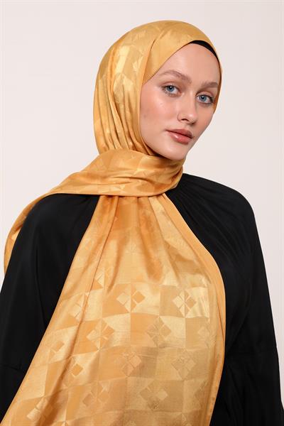 İpek Jakar Şal | Altın Kehribar