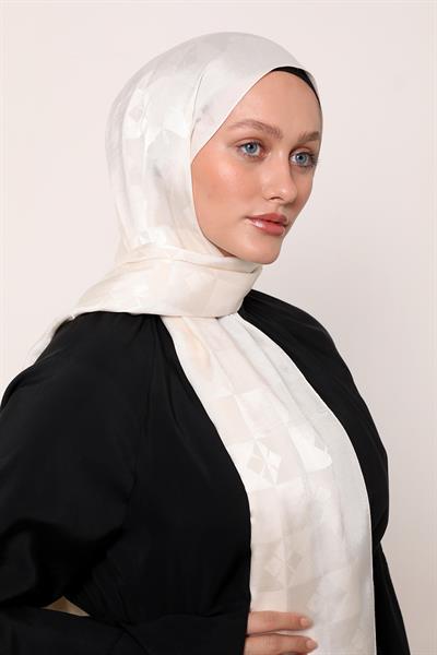 İpek Jakar Şal | Bej Işıltısı