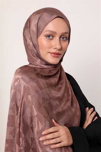 İpek Jakar Şal | Derin Kahve