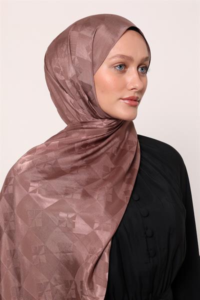 İpek Jakar Şal | Derin Kahve