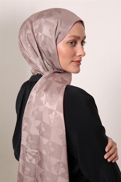 İpek Jakar Şal | Kestane Kabuğu