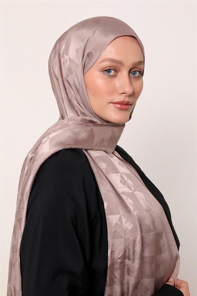 İpek Jakar Şal | Kestane Kabuğu
