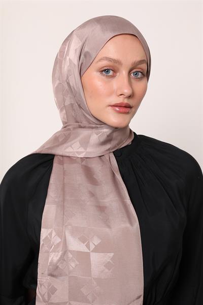 İpek Jakar Şal | Kestane Kabuğu