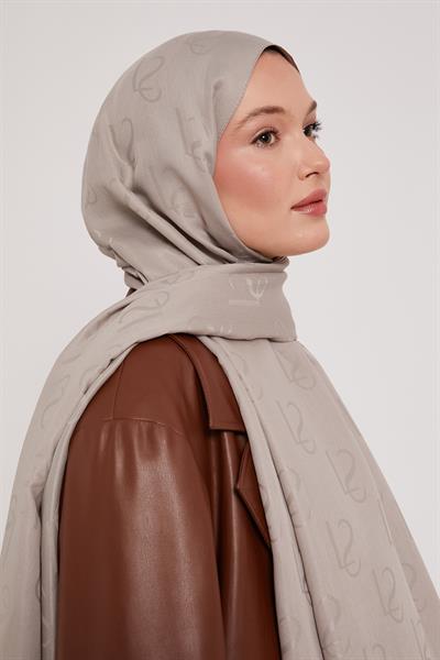 Lyocell Naia Jakarlı Şal | Ay Işığı