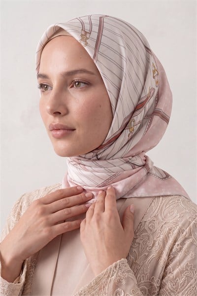 Modal İpek Eşarp | Toz Pembe