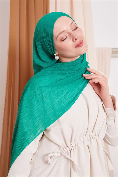 Müslin Şal Açık Yeşil