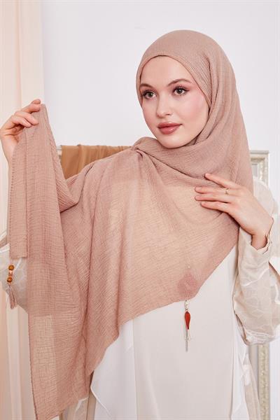 Müslin Şal Bej