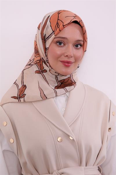 Silk Elite Eşarp | Bej Işıltısı