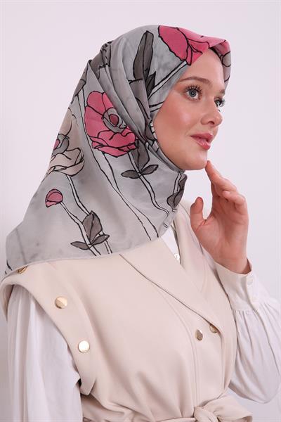 Silk Elite Eşarp | Bulut Grisi