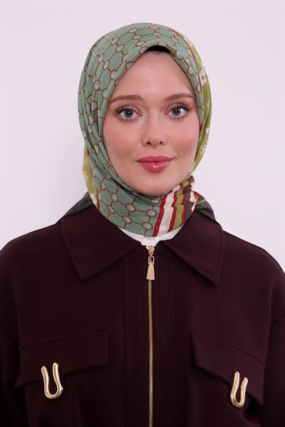 Silk Elite Eşarp | Gizemli Haki