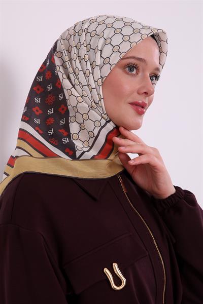 Silk Elite Eşarp | Hardal