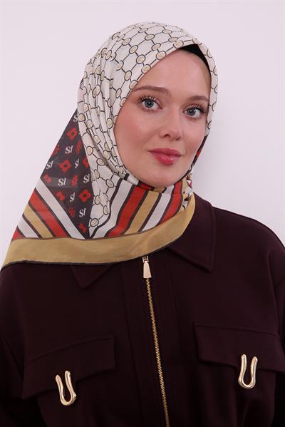 Silk Elite Eşarp | Hardal
