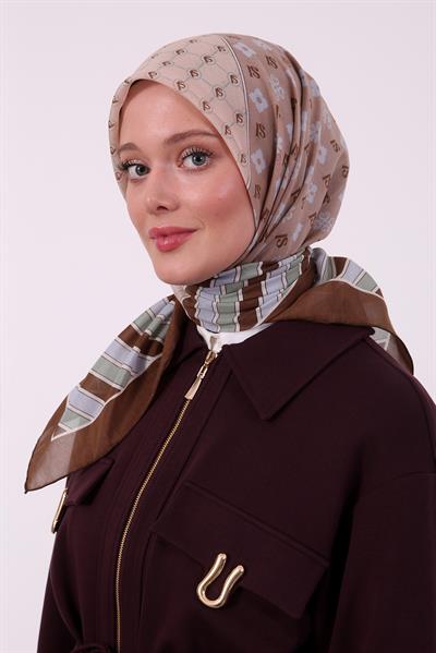 Silk Elite Eşarp | Kestane Kabuğu