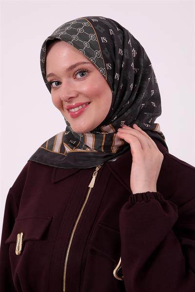 Silk Elite Eşarp | Koyu Yeşil