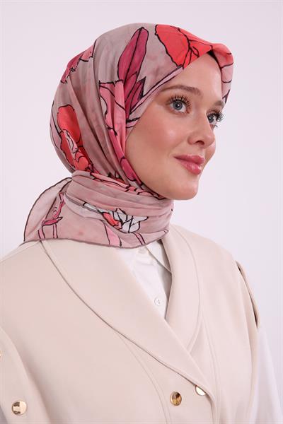 Silk Elite Eşarp | Pudra Düşü
