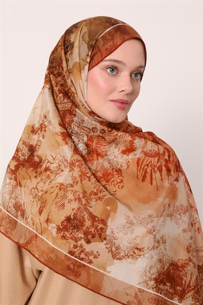 Silk Elite Şal | Amber Işıltısı