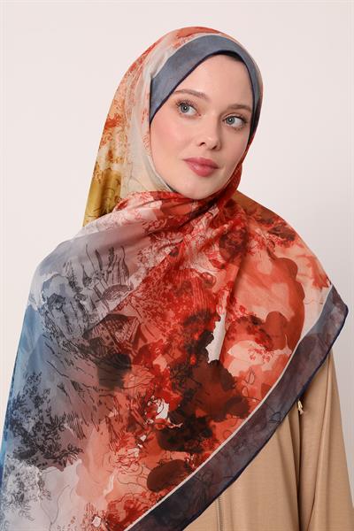 Silk Elite Şal | Ay Mavisi