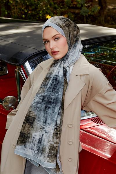 Silk Elite Şal | Bulut Grisi