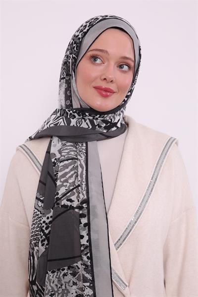 Silk Elite Şal | Bulut Grisi