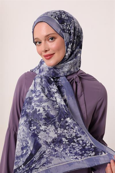 Silk Elite Şal | Gece Eflatunu