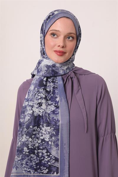 Silk Elite Şal | Gece Eflatunu