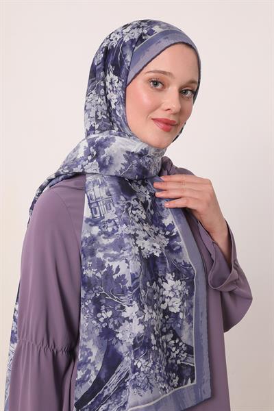 Silk Elite Şal | Gece Eflatunu