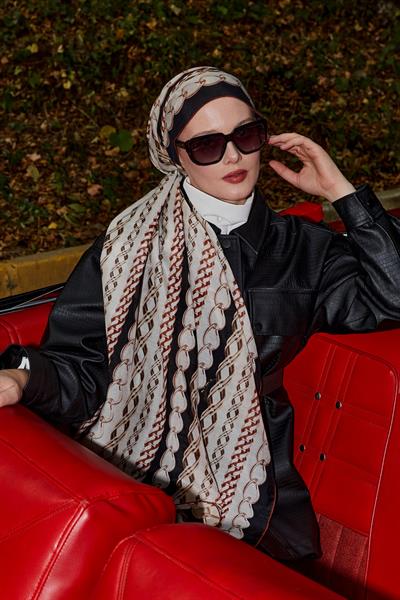 Silk Elite Şal | Gece Siyahı