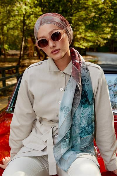 Silk Elite Şal | Gölge Yeşili