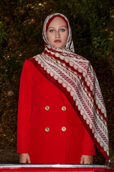 Silk Elite Şal | Kırmızı