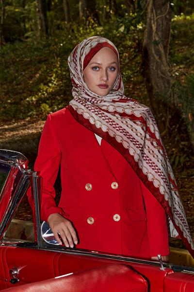 Silk Elite Şal | Kırmızı