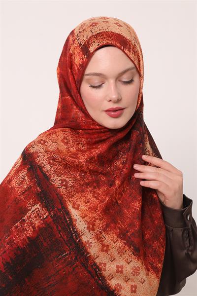 Silk Elite Şal | Güz Kırmızısı