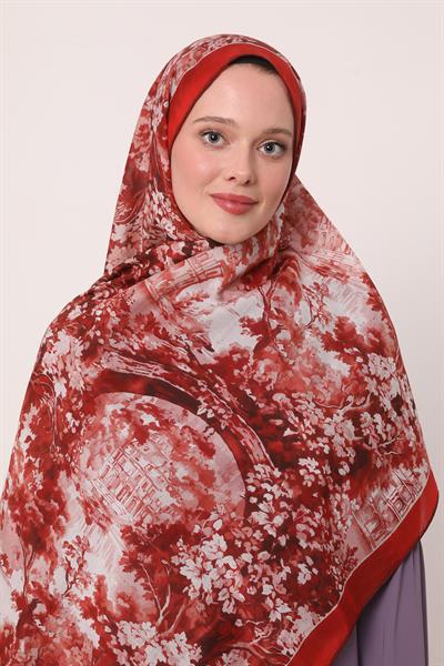 Silk Elite Şal | Güz Kırmızısı