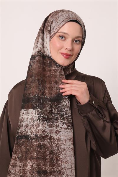 Silk Elite Şal | Kestane Kabuğu