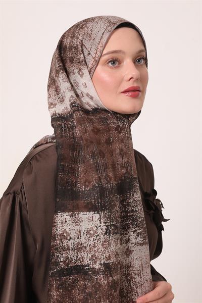 Silk Elite Şal | Kestane Kabuğu