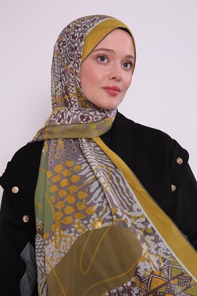 Silk Elite Şal | Kuru Mimoza