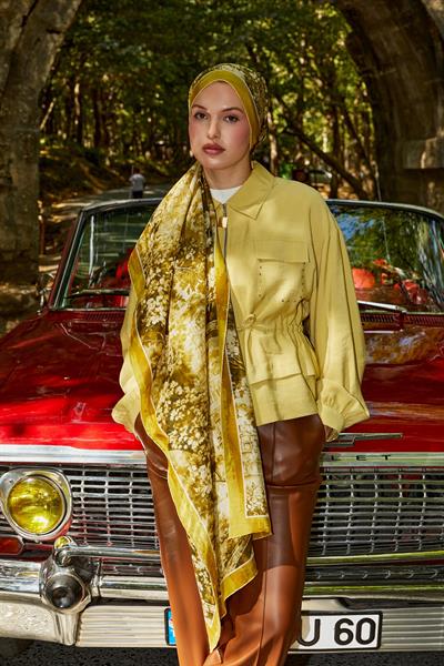 Silk Elite Şal | Kuru Mimoza