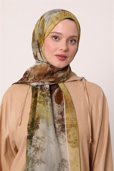 Silk Elite Şal | Kuru Mimoza