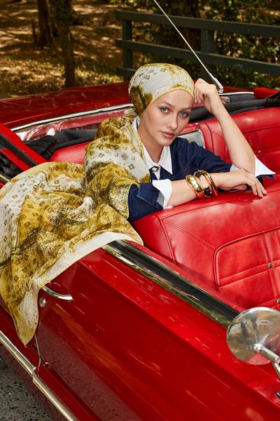 Silk Elite Şal | Kuru Mimoza