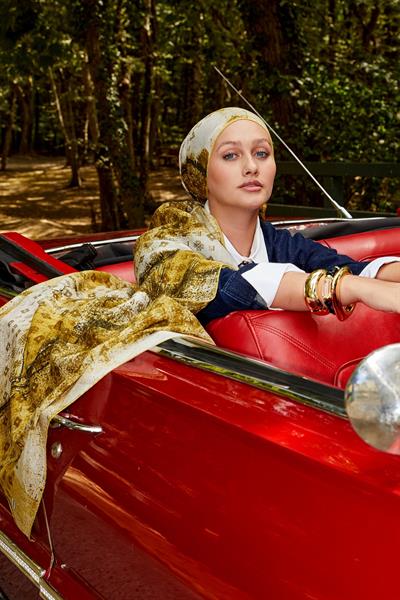 Silk Elite Şal | Kuru Mimoza