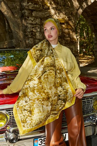 Silk Elite Şal | Kuru Mimoza