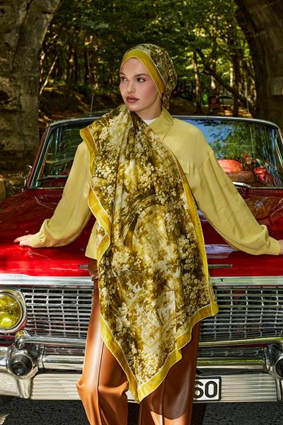 Silk Elite Şal | Kuru Mimoza