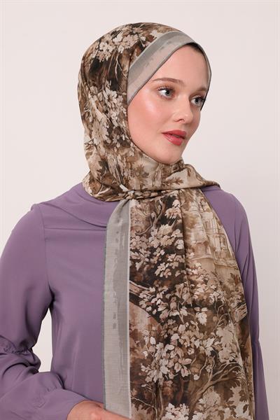 Silk Elite Şal | Menekşe Kabuğu