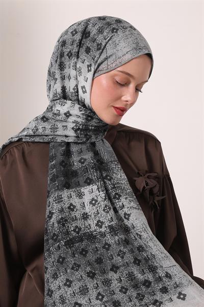 Silk Elite Şal | Metalik Gri