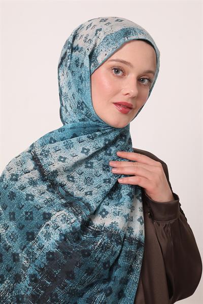 Silk Elite Şal | Okyanus Mavisi