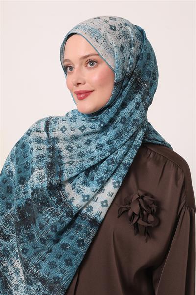 Silk Elite Şal | Okyanus Mavisi