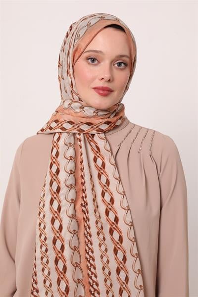 Silk Elite Şal | Şeftali Çiçeği