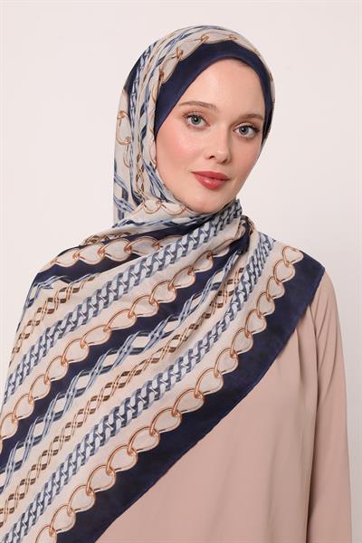 Silk Elite Şal | Yağmur Laciverti